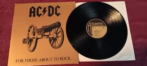 AC/DC For Those About To Rock Vinyl LP Record Album 1981 Gatefold SD11111, VG+ - Picture 1 of 1