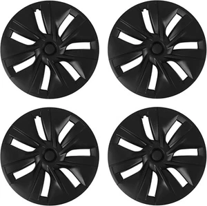 Copricerchi 19" Neri per Tesla Model Y 2020-2023 Kit Coprimozzo Gemini KIMISS - Foto 1 di 9