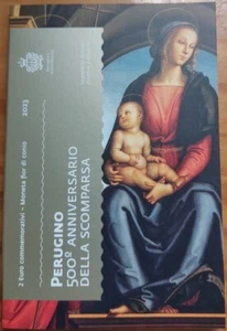 San Marino - 2 Euro Gedenkmünze 2023 " Perugino " Stempelglanz - Bild 1 von 2