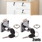 Heavy duty Cabinet Lock for Furniture and Mailboxes 2 Locks and 4 Keys Included