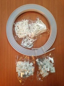 Binario flessibile per tenda binario per tenda binario per aliante finestre per baia dritta 4,5 m quantità 1 - Foto 1 di 11