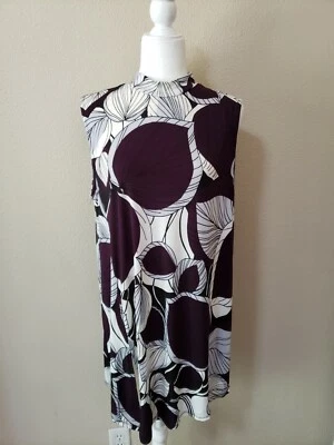 Alfani XL Plum Floral Tunic Top - Image 1 of 3