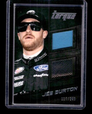 2016 Panini Torque Jeb Burton Relic /249 Race Used Firesuit