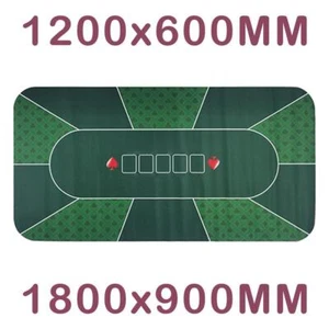 Table Layout Family Card Playing Tabletop Mat Roll-up Craps Accessories - Picture 1 of 8