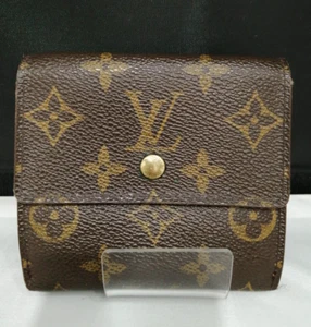 Echte Louis Vuitton Porte Monnaie Billet Carte Kredit Geldbörse Monogramm M61652 - Bild 1 von 10