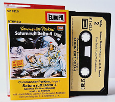Commander Perkins 5 Saturn ruft Delta-4 MC Kassette Hörspiel Europa