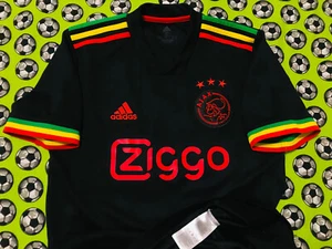 RARE Adidas Ajax Amsterdam 3rd Soccer Football Jersey 2021 2022 Bob Marley S - Picture 1 of 5