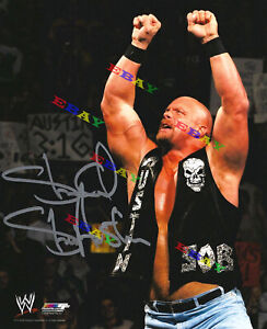 Stone Cold Steve Austin WWE  Autographed 8x10 photo Reprint