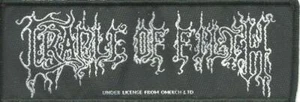 CRADLE OF FILTH logo 2018 - WOVEN SEW ON PATCH official merchandise - Picture 1 of 3
