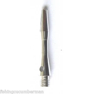 10 SETS OF SILVER ALUMINIUM DART STEMS EXTRA SHORT - Photo 1/1