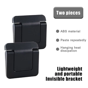 1 Pair Mini Legs For Notebook Computer ABS Base Support Tools Laptop Stand - Afbeelding 1 van 6