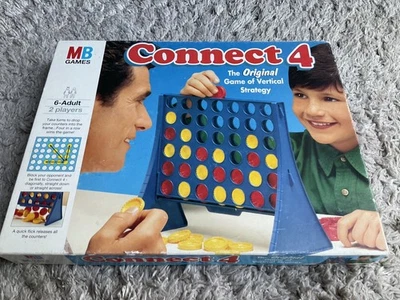 Vintage  Connect 4 Board Game 1994 MB Games - Complete. - Image 1 of 4