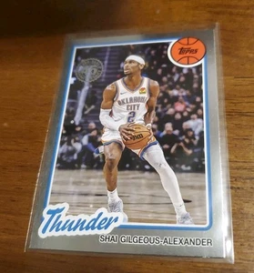2025-26 Topps NBA Basketball SHAI GILGEOUS-ALEXANDER 35th 1980 Foil Insert - Picture 1 of 2