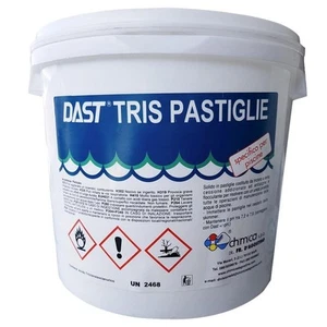 Belag Trichlor Dast Tris Von 10 KG für Becken - Chemie D'Agostino - Bild 1 von 2