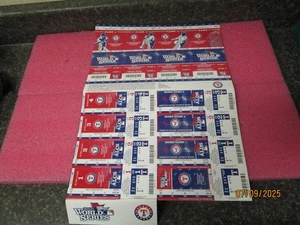 2013 Texas Rangers World Series Tickets Spiel 1.2.6.7 + Wild Card Tickets + Rain4 - Bild 1 von 9