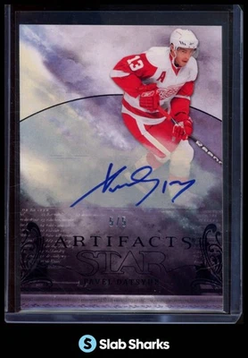 2010 UPPER DECK ARTIFACTS #175 PAVEL DATSYUK BLACK AUTO STAR 5/5 - Imagem 1 de 4