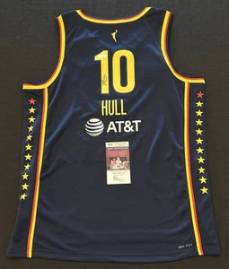 Camiseta deportiva Swingman auténtica firmada por Lexie Hull grande 48 Indiana Fever automática certificado de autenticidad JSA - Imagen 1 de 5