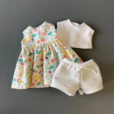 Roupa de boneca vestido shorts camiseta serve para 9 polegadas 23 cm Little Mia por Nines d'Onil - Imagem 1 de 4