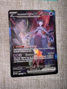 Team Rocket's Mewtwo ex 213/182 Sv10: Destined Rivals Holo - Picture 1 of 10