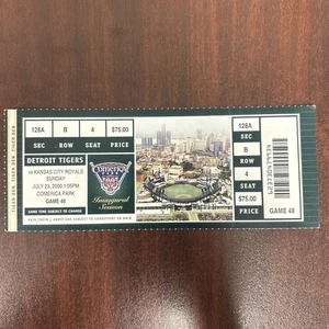 Biglietto Detroit Tigers Kansas City Royals 23/07/2000 Stub Comerica Park 1° stagione - Foto 1 di 2