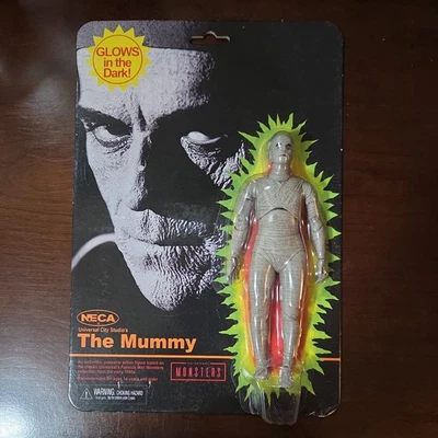 Authentic NECA The Mummy GLOW IN THE DARK Universal Monsters 7" Action Figure  - image 1 of 2