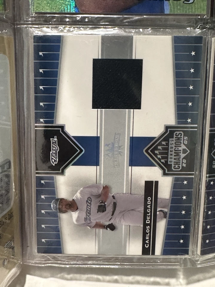 Camiseta Donruss Champions Carlos Delgado 2005 reliquia Foto 1 de 1