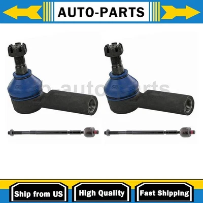 4 extremos de barra de amarre exterior interior delantero supremo para Toyota Camry 1987-1991 Foto 1 de 4