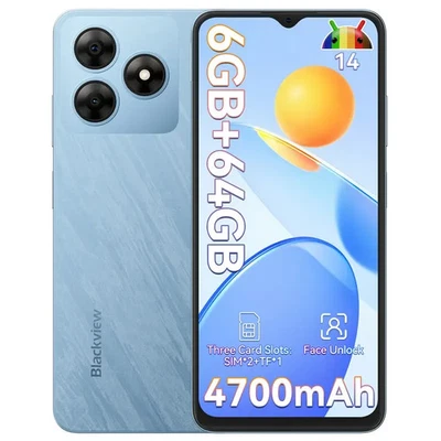 Blackview WAVE8C Smartphone 2025, 6GB+64GB Telefono Android 14, 6.56" Hd+/60 - Immagine 1 di 2