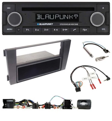 Blaupunkt Lenkrad Bluetooth DAB CD USB Autoradio für Audi A6 (2001-2004) - Bild 1 von 4