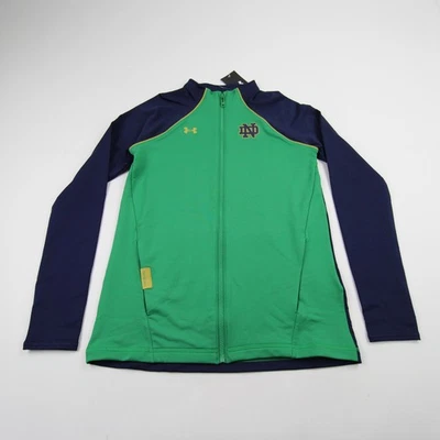 Chaqueta Notre Dame Fighting Irish Under Armour para mujer verde/azul marino nueva Foto 1 de 4