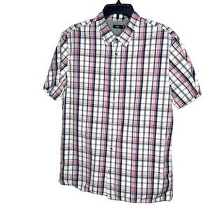 Vince Pink and Blue Casual Button Down Shirt, Large - Imagen 1 de 9