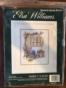 Elsa Williams "The Sign Post" gezähltes Kreuzstich-Set 8" x 10" personalisieren  - Bild 1 von 5
