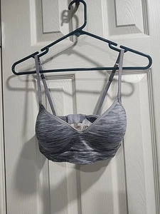 PINK VICTORIA'S SECRET BH grau leicht gefüttert ohne Bügel Größe M - Bild 1 von 12