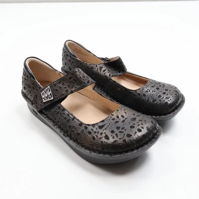 Zapatos Mary Jane ALEGRIA PAL-845 Paloma Treasure Bronce Cuero Marrón 42 11.5/12 Foto 1 de 4