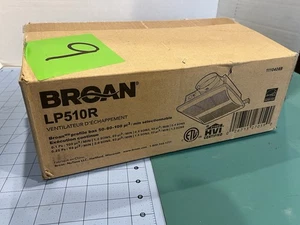 NEU Broan LP510R Lo-Profile DC 100 CFM 1.2 Sone Deckenmontage Badewanne - weiß - Bild 1 von 4