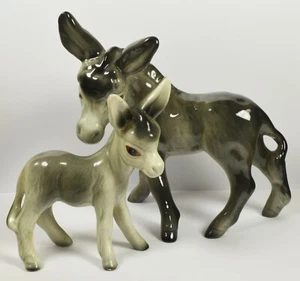 Sehr süße Coopercraft Mutter und Baby Esel Figuren - Bild 1 von 5