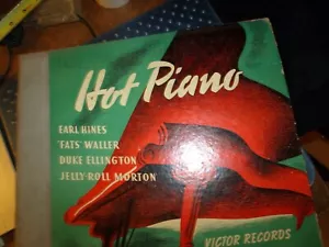 Hot Piano Earl Hines Victor Fats Waller Duke Ellington Jelly Schallplatten-Set P-75 10" - Bild 1 von 4