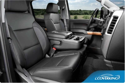Coverking Premium Leatherette Custom Seat Covers for Ford F250 - Made to Order - Image 1 of 4