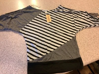 American Rag Cie 1984 Women's Blouse Open Shoulder Size X Small NEW WITH TAG - Image 1 of 4