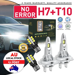 2X H7 LED Headlight Bulb Kit Globes 6000K For Mazda Premacy 1.9 MPV 2001-2002 - Picture 1 of 20