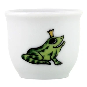 Huevo 4,5 cm motivo de cuento de hadas rey rana Eschenbach porcelana - Imagen 1 de 1