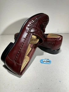Giorgio Brutini Herren Vegas Burgandy Quastenhalbschuhe Größe 113E Brasilien. #8330-1 - Bild 1 von 8