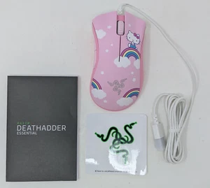 New Razer x Sanrio Hello Kitty DeathAdder Essential Mouse Pink - Picture 1 of 3