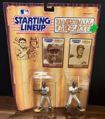 Starting Lineup 1989 MLB Baseball Greats Ernie Banks and Billy Williams - Kenner - Image 1 of 4