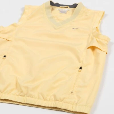 Nike Golf Performance Sleeveless V-Neck Pullover Vented Side Zip Pockets Medium - Image 1 of 4
