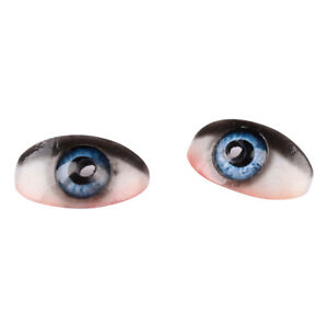 Kunststoff blaue Augen weibliche Augen ein Paar für Kopfbedeckung Kopfbedeckung lebensecht Cosplay