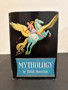 Mythology Edith Hamilton 1942 Hardcover Vintage Book Greek Roman Fables Stories - Picture 1 of 4