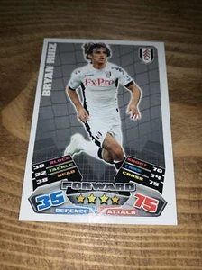 Bryan Ruiz Fulham Match Attax 2011/12 Football Card - Picture 1 of 2