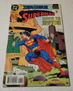 SUPERMAN #93 (DC 1994) HIGH GRADE Co-starring SUPERGIRL ZERO HOUR Saga (Jurgens) - Picture 1 of 2
