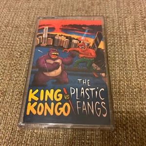 King Kongo Vs The Plastic Fangs Audio Tape Cassette 2017 Surf Punk Garage Rock - Picture 1 of 8